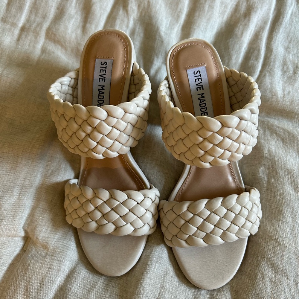 Steve Madden braided heels